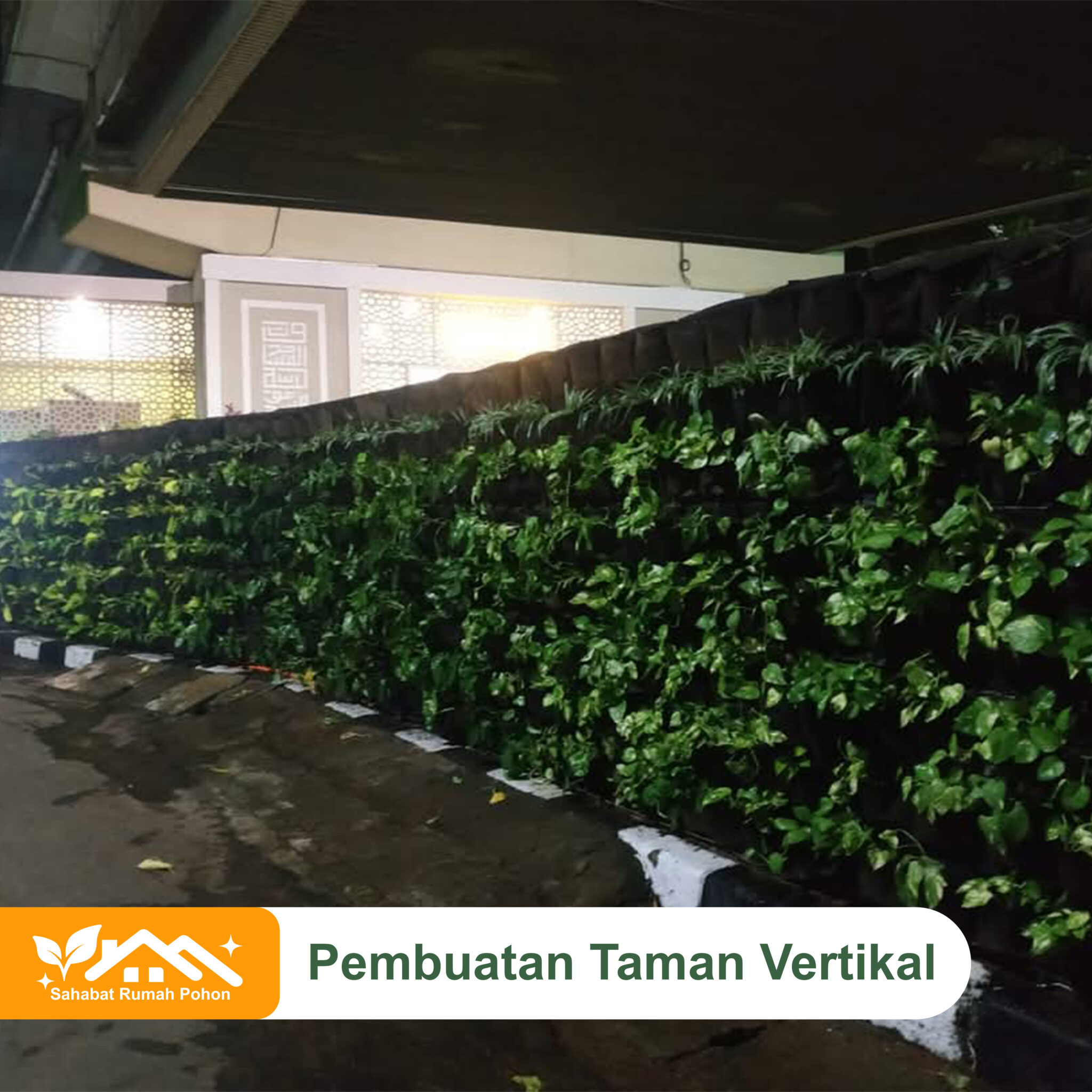 Pembuatan Taman Vertikal